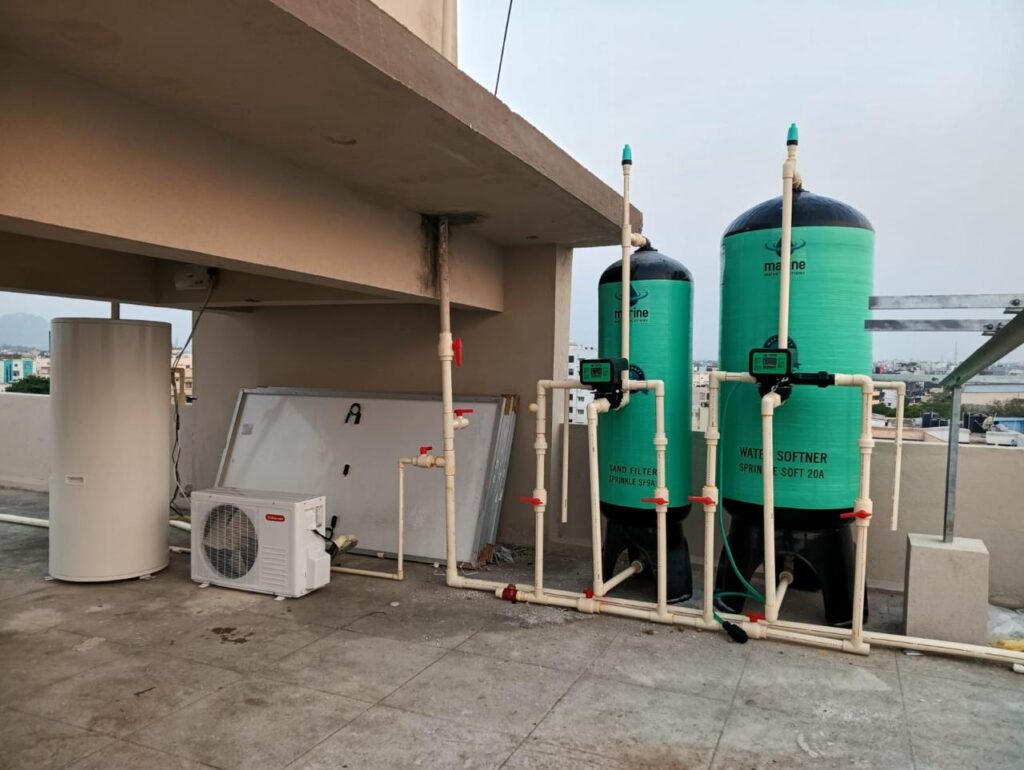 Commercial water softener